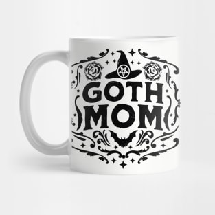 Goth Mom Halloween Mothers Day Witchcraft Retro Vintage Mug